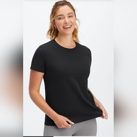 Fabletics Cotton Jersey Short Sleeve Tee Large - Picture 1 of 6